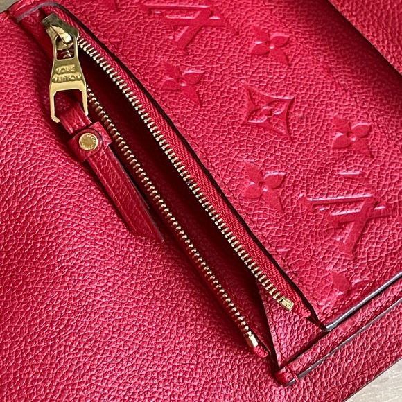 Louis Vuitton Empreinte Curieuse Leather Wallet Red Cerise SP1175 - Picture 13 of 15